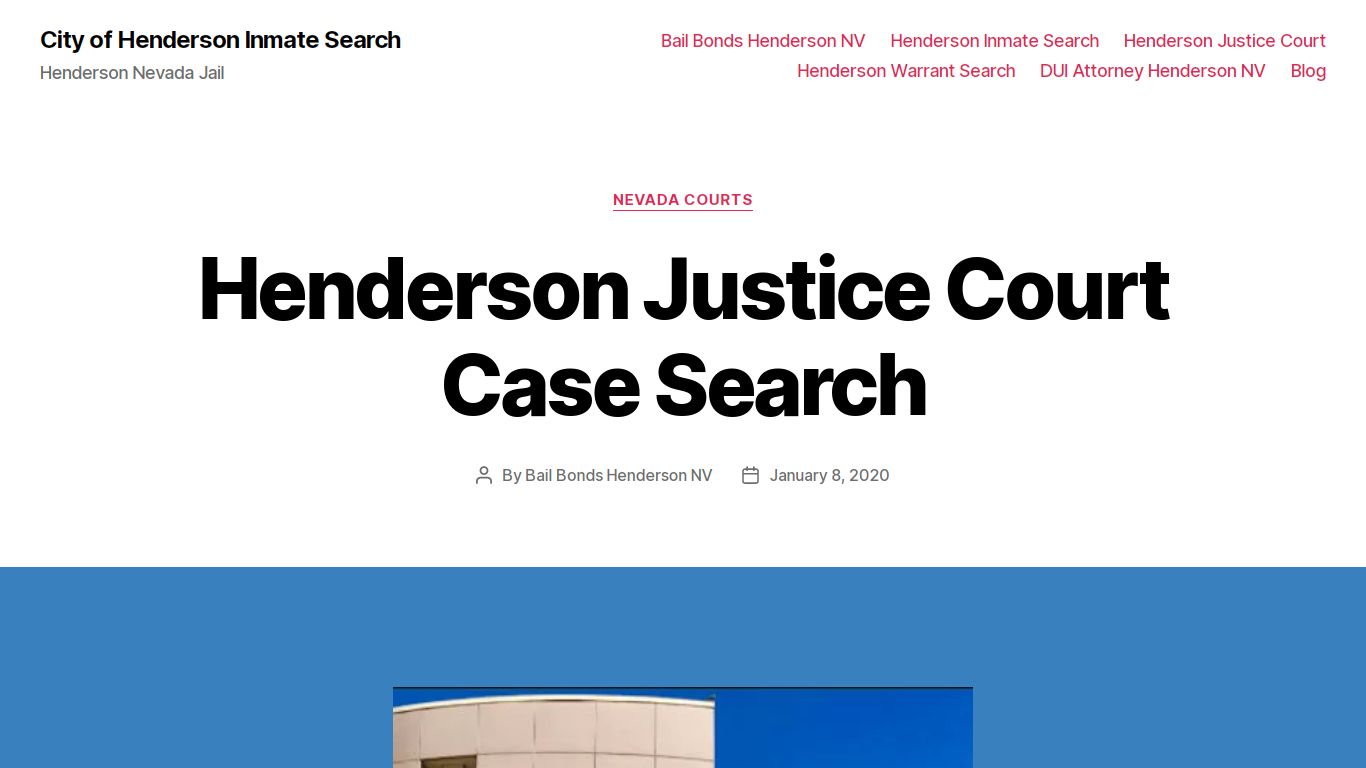 Henderson Justice Court Case Search - City of Henderson ...